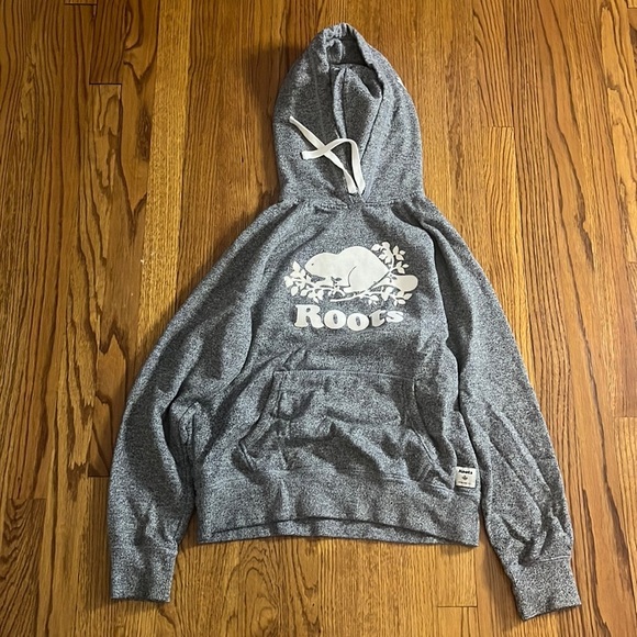 Roots Woman’s Grey Hoodie Size M - Picture 1 of 6